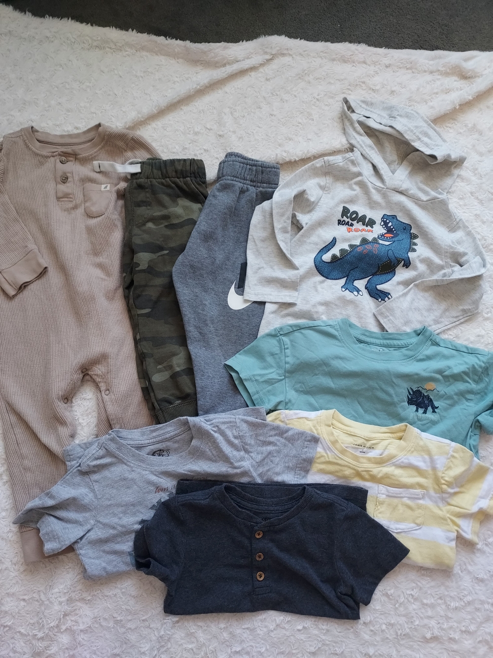 BUNDLE (8 pcs) 2T-3T Toddler Boys Cool Weather Clothes School Play Grandmas